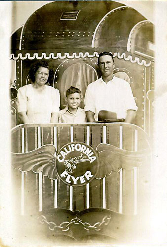B.M., Vera and Ferrell in California about 1946.